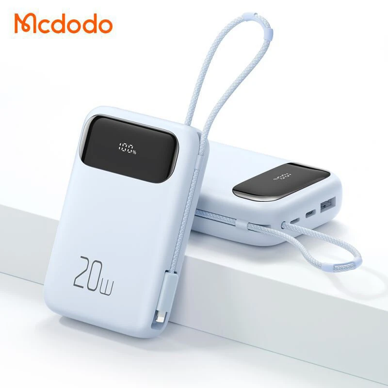 پاور بانک فست شارژ مک دودو MC-325 PD 22.5W ظرفیت 10000 میلی آمپر ساعت
