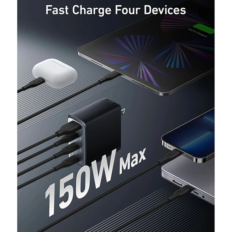 شارژر دیواری انکر مدل A2340 توان 150 وات با 3 پورت USB-C